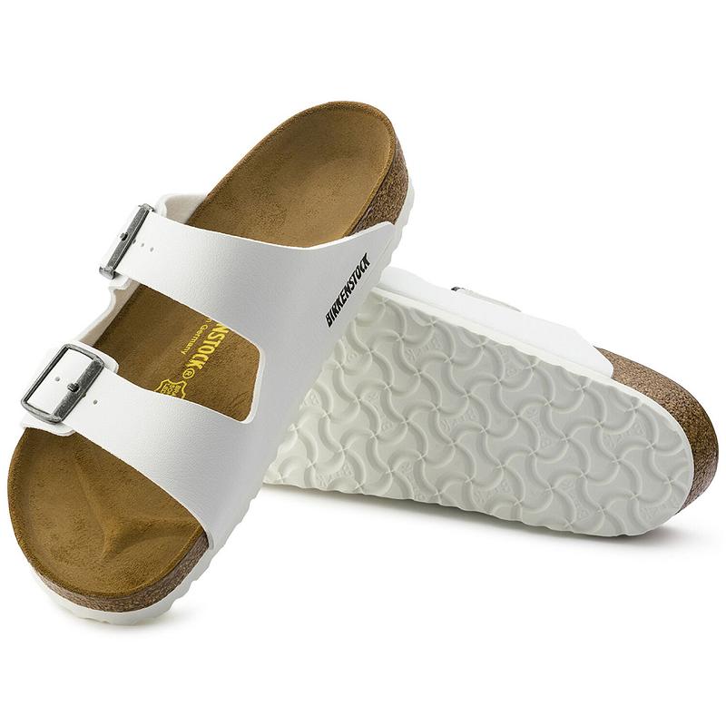 Arizona Birkenstock Birko Flor Damske Biele | SK 40NWY